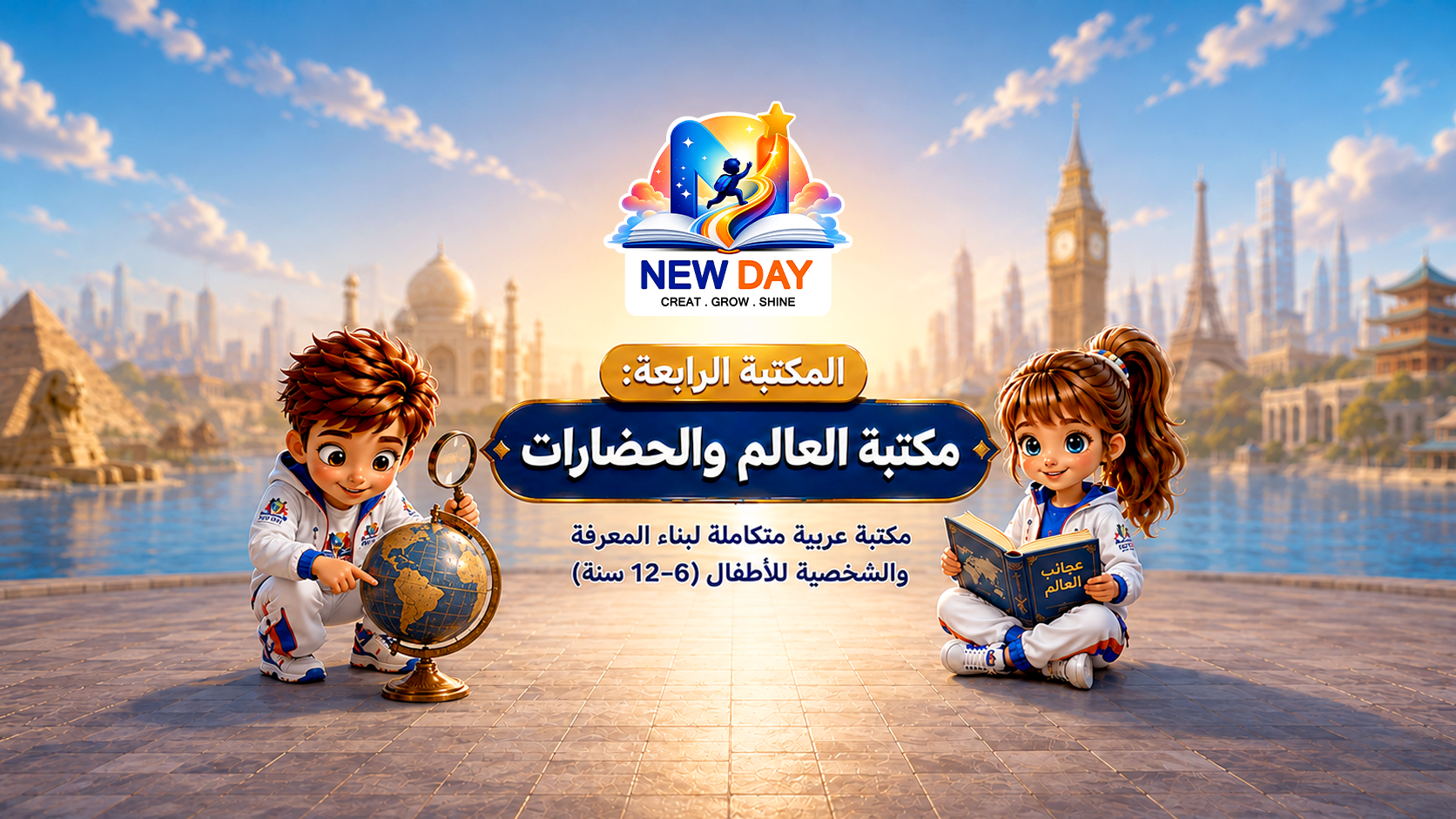 غلاف مكتبة مكتبة العالَم والحضارات