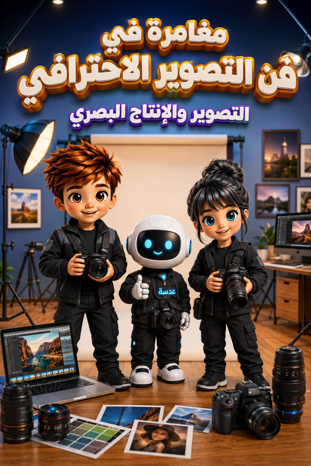 غلاف مغامرة في فن التصوير الاحترافي